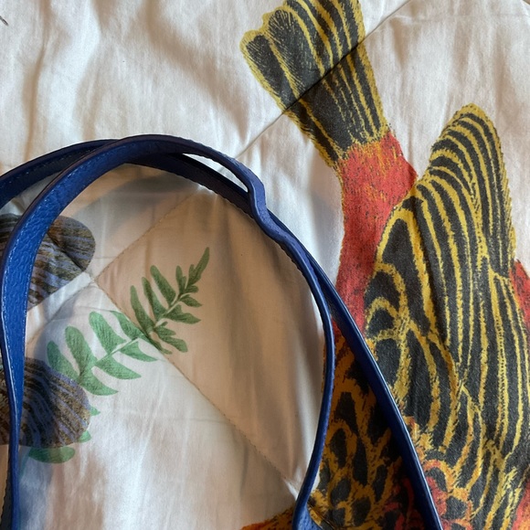 Fossil blue leather shoulder bag - Picture 14 of 16